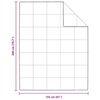 vidaXL Bettdecke Wei&szlig; 155 x 200 cm Feder