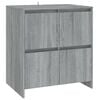 vidaXL Sideboard Grau Sonoma 70x41x75 cm Holzwerkstoff