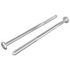 vidaXL M&ouml;bel-Schrauben 2 pcs Silber M6 x 120 mm Stahl