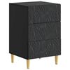 vidaXL Nachttisch Schwarz 43 x 39,5 x 66,5 cm Holzwerkstoff