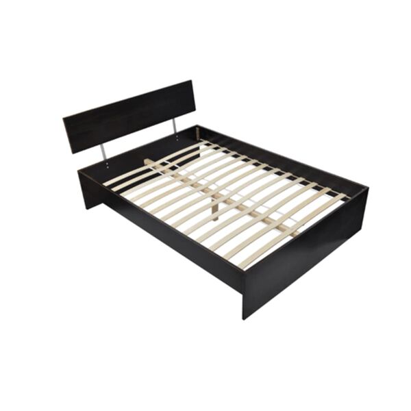 Holzbett 140x200 cm dunkelbraun