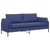vidaXL 3-Sitzer-Sofa Polizeiblau 222 x 81 x 89 cm Samt