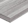 vidaXL Wandregale 4 Stk. Grau Sonoma 60x10x1,5 cm Holzwerkstoff