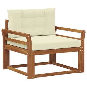 vidaXL Outdoor Mittelsofa Natur