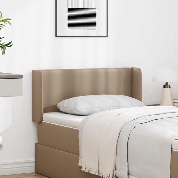 vidaXL Kopfteil Ohr Braun 40,5 x 40,5 x 4 cm PVC