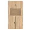 vidaXL Highboard Sonoma-Eiche Holzwerkstoff