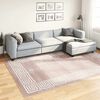vidaXL Teppich Waschbar Beige 190x300 cm