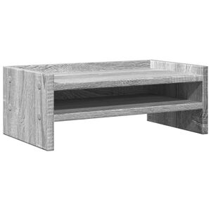 vidaXL Monitorst&auml;nder Grau Sonoma 42x24x16 cm Holzwerkstoff