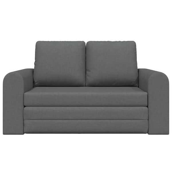 vidaXL Schlafsofa 60cm Dunkelgrau Stoff