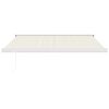 vidaXL Markise Einziehbar Creme 3x2,5 m Stoff und Aluminium