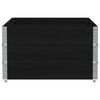 vidaXL Pflanzkasten Schwarz 150x100 cm Massivholz Kiefer