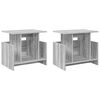 vidaXL TV-St&auml;nder 2 pcs Graues Sonoma 50 x 35 x 45 cm Holzwerkstoff