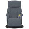 vidaXL Massage Relaxsessel Dunkelgrau 91 x 71 x 105 cm Samt