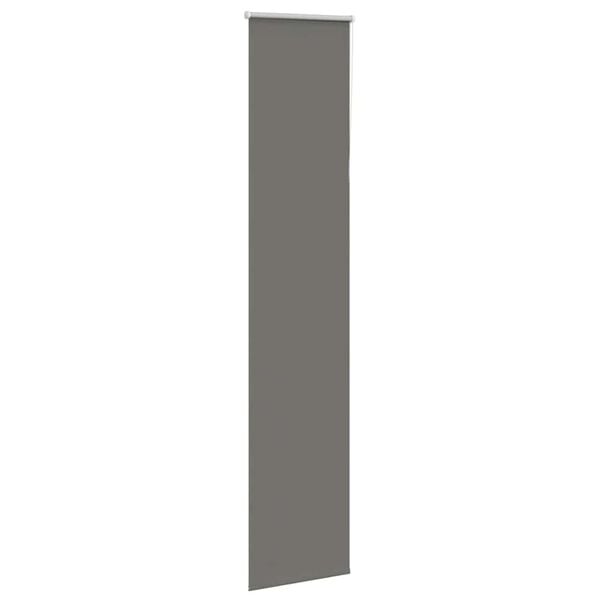 vidaXL Verdunkelungsrollo Grau 60x230 cm Stoffbreite 55,7 cm Polyester