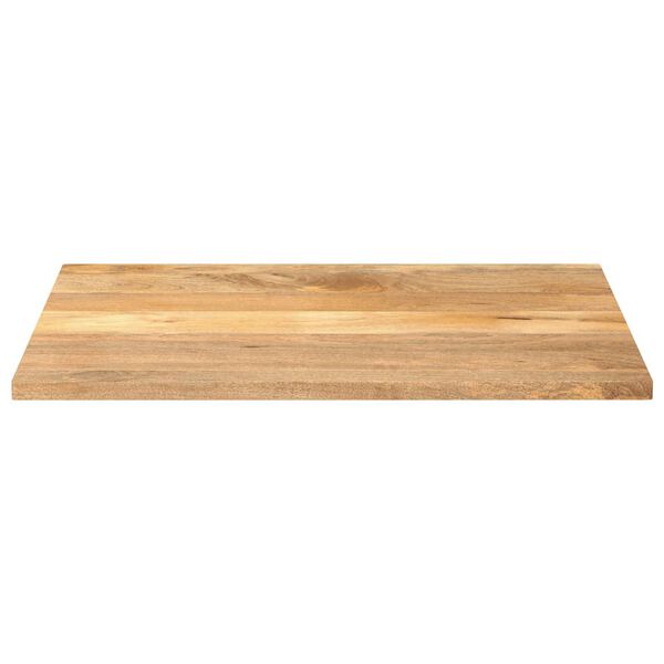 vidaXL Tischplatte 100x80x3,8 cm Rechteckig Massivholz Mango