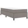 vidaXL Boxspringbett Taupe 80 x 200 cm Stoff