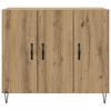 vidaXL Sideboard Artisan-Eiche 90 x 32,5 x 80 cm Holzwerkstoff
