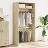 vidaXL Kleiderschrank Sonoma-Eiche 100x50x200 cm Holzwerkstoff