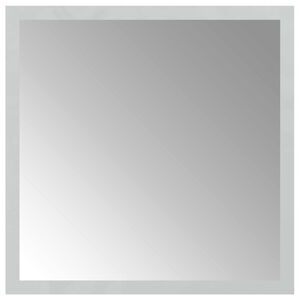 vidaXL LED-Badezimmerspiegel Transparent 30 x 30 cm Geh&auml;rtetes Glas