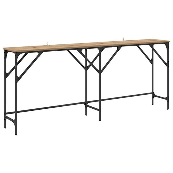 vidaXL Konsolentisch Artisan-Eiche 180 x 30 x 75 cm Holzwerkstoff