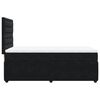 vidaXL Boxspringbett mit Matratze Schwarz 90x190 cm Samt