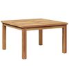 vidaXL Couchtisch Braun 60 x 60 x 36 cm Massivholz Teak