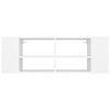 vidaXL TV-Wandschrank Weiß 102x35x35 cm Holzwerkstoff