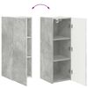 vidaXL TV-Schrankset 4 pcs Beton Grau Holzwerkstoff