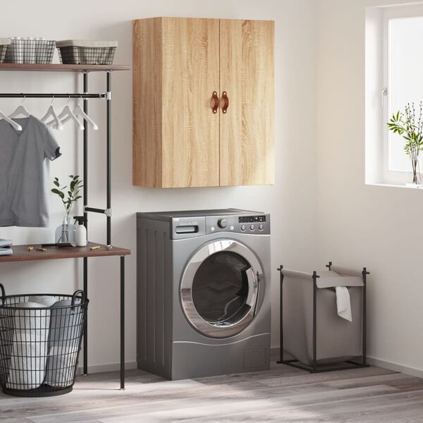 vidaXL Wandschrank Sonoma-Eiche 69,5x34x90 cm