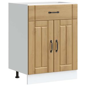 vidaXL K&uuml;chen-Unterschrank Lucca Artisan-Eiche Holzwerkstoff
