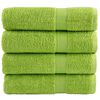 vidaXL Premium-Handt&uuml;cher SOLUND 4 Stk. Apfelgr&uuml;n 50x100 cm 600 g/m&sup2;