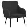 vidaXL Sessel Schwarz 63x76x80 cm Kunstleder