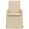 vidaXL Esszimmerst&uuml;hle 2 pcs Creme 57 x 67 x 98 cm Stoff