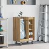 vidaXL Golf Schrank Mit Rad Uni Artisan-Eiche 65 x 45 x 98 cm
