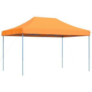 vidaXL Partyzelt Orange mit blauem Rahmen Oxford-Stoff