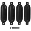 vidaXL Bootsfender 4 Stk. Schwarz 51 x 14 cm PVC