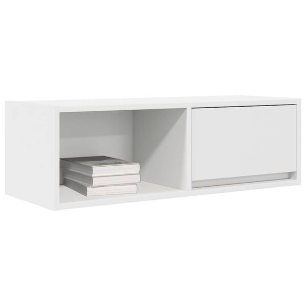 vidaXL TV-Schrank Wei&szlig; 80x31x25,5 cm Holzwerkstoff