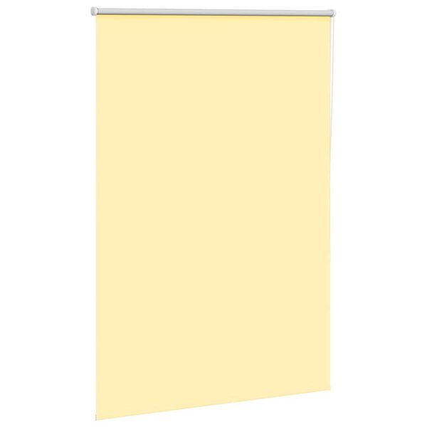 vidaXL Verdunkelungsrollo Gelb 95x130 cm Stoffbreite 90,7 cm Polyester