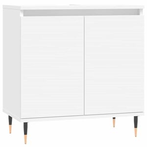 vidaXL Badezimmerschrank Wei&szlig; 58x33x60 cm Holzwerkstoff