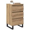 vidaXL Sideboard mit Schubladen Artisan-Eiche Holzwerkstoff