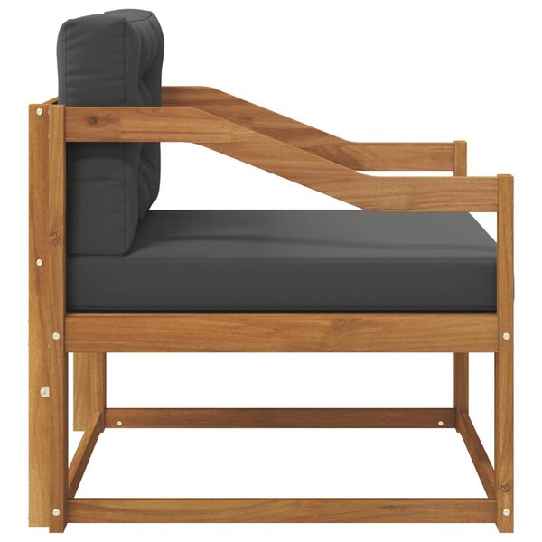 vidaXL Outdoor Mittelsofa Massivholz Akazie Natur