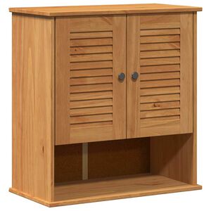vidaXL Badezimmerschrank VIGO Braun und Honigbraun 67,5 x 34 x 71,5 cm