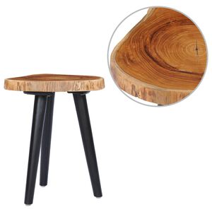 vidaXL Couchtisch 40 x 45 cm Teak Massiv