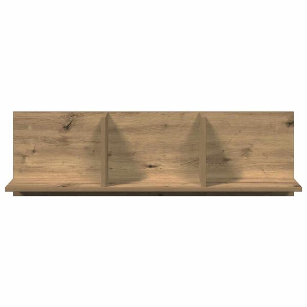 vidaXL Wandschrank 100x16,5x30 cm Artisan-Eiche Holzwerkstoff