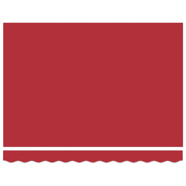 vidaXL Markise Rot 350 x 250 x 165 cm Polyester und Aluminium