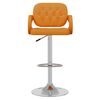 vidaXL Barhocker Orange Kunstleder
