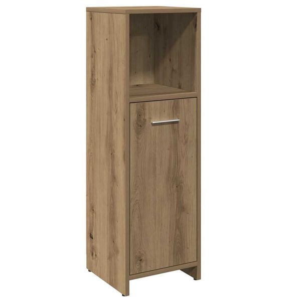 vidaXL Badschrank Artisan-Eiche 30x30x95 cm Holzwerkstoff