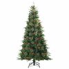 vidaXL K&uuml;nstlicher klappbarer Weihnachtsbaum mit St&auml;nder Gr&uuml;n 240 cm