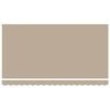 vidaXL Einziehbare Markise Beige 400 x 200 cm Stoff