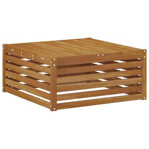 vidaXL Tisch f&uuml;r Outdoor Massivholz Akazie Natur 79 x 79 x 37 cm